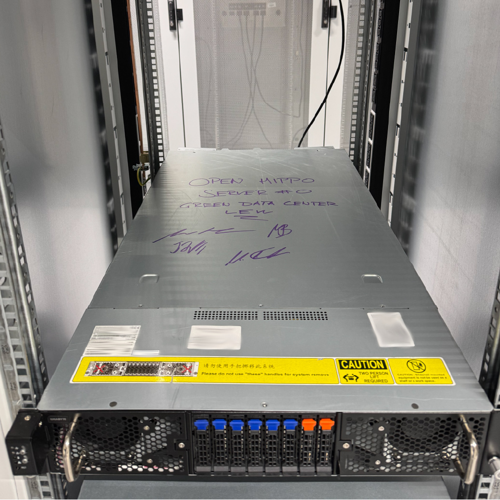 Hippo Server Terminal-Ansicht