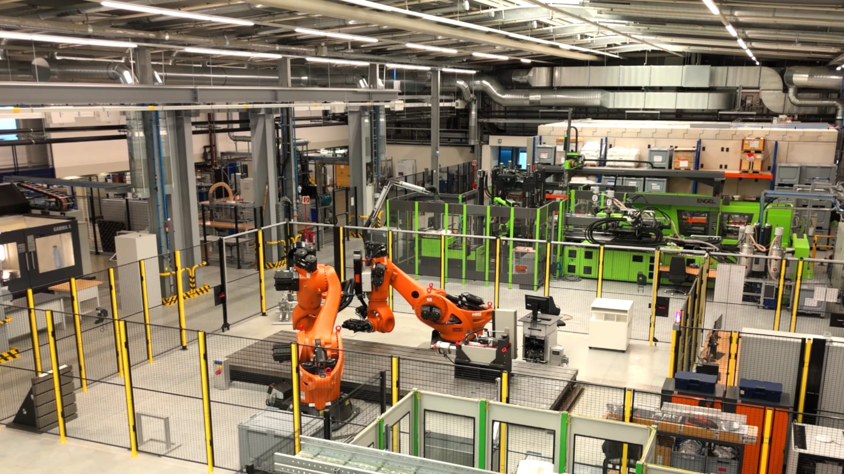 Hall de recherche « Halle 43 » du Centre for Future Production, Université d'Augsbourg